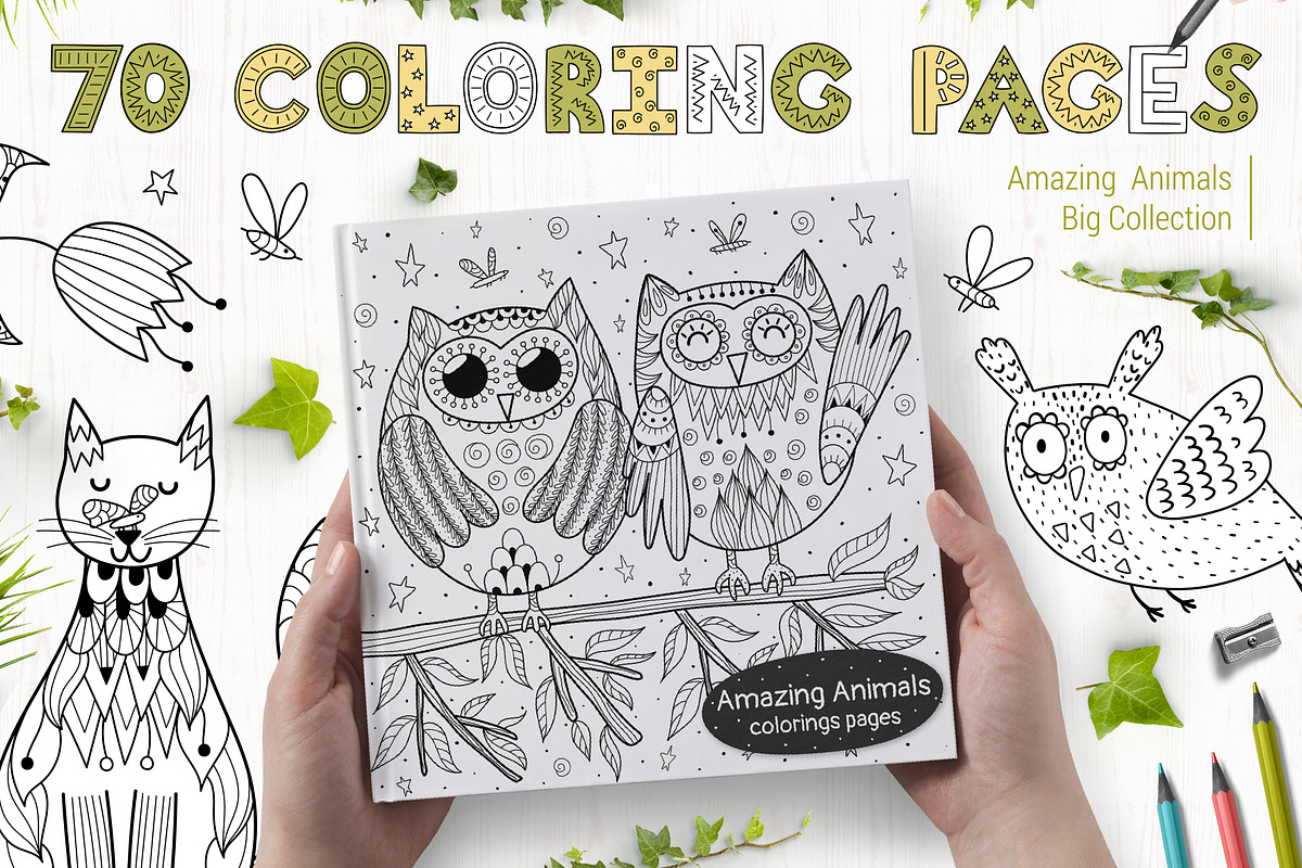 ACTIVITY PAGES BUNDLE: 622 in 1, an Animal Illustration by Gulnara Sabirova (Photo 6 of 13)