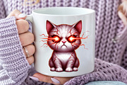 Funny Meme Cats Sublimation Clipart, an Illustration by Pixels.Craft (Thumbnail 5 of 7)