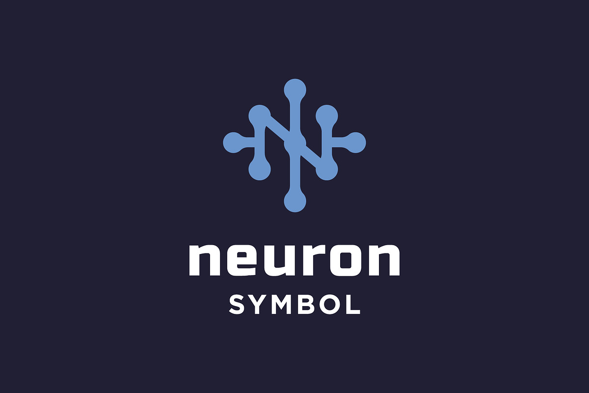 Letter N Neuron Nerve Coral Logo, a Branding & Logo Template by funpixel