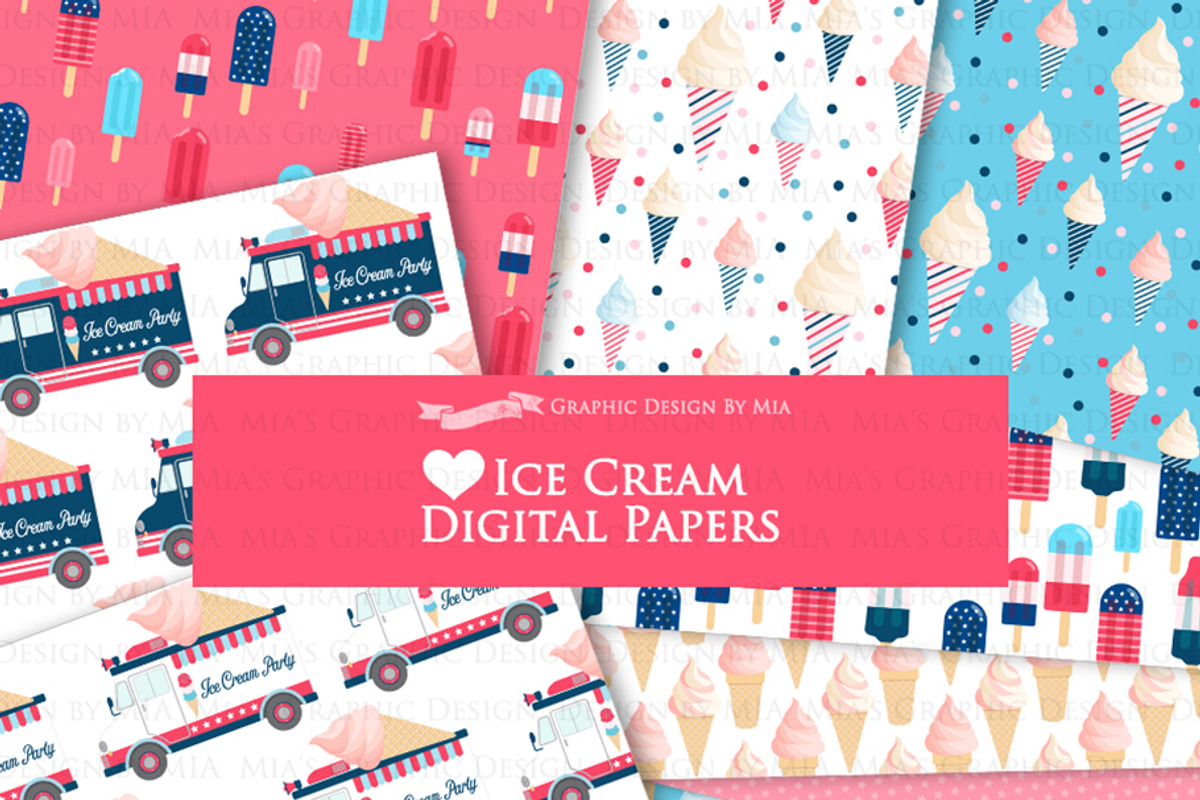 Ice Cream Party, Ice Cream Truck, an Illustration by Mia's Graphic Design (Photo 8 of 9)