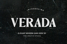 VERADA - Elegant Modern Sans Serif