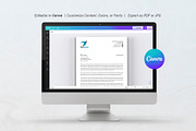 Letterhead, a Stationery Template by DesignDevisers (Thumbnail 8 of 10)