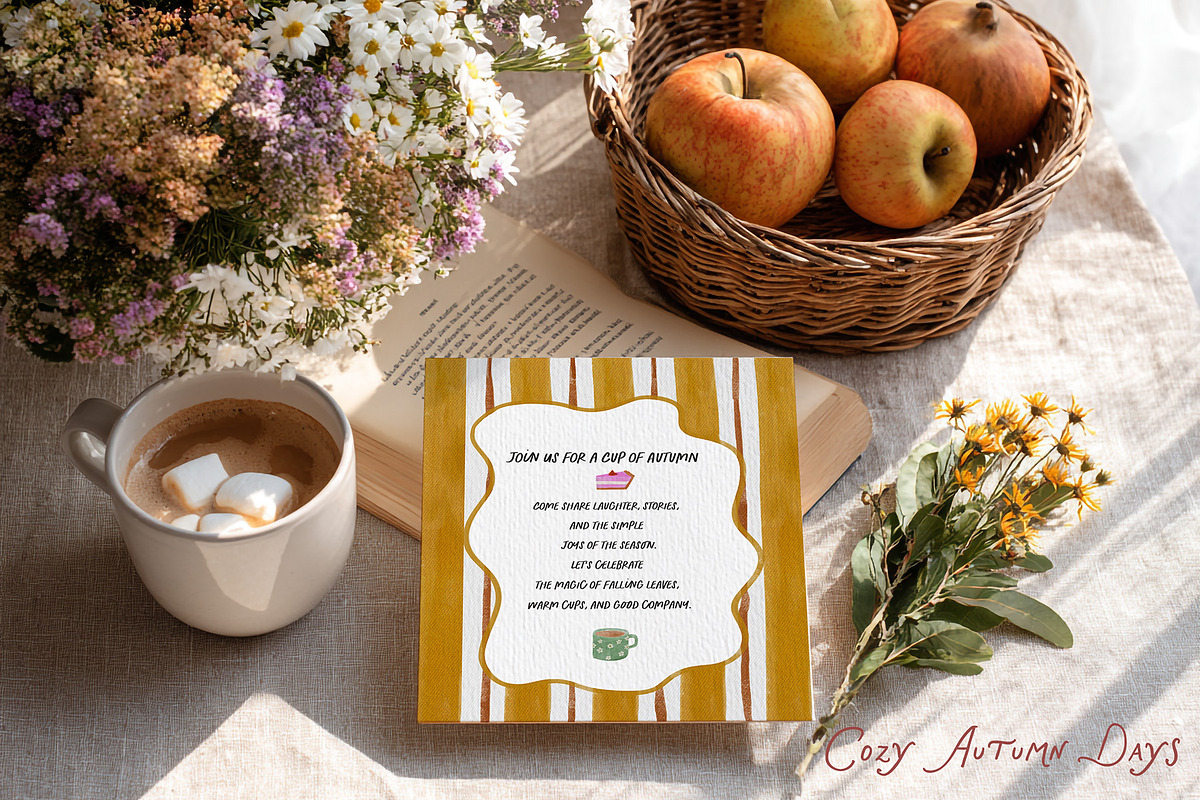 Cozy Autumn days Cottagecore Clipart, an Object Graphic by Essentially Nomadic (Photo 8 of 10)