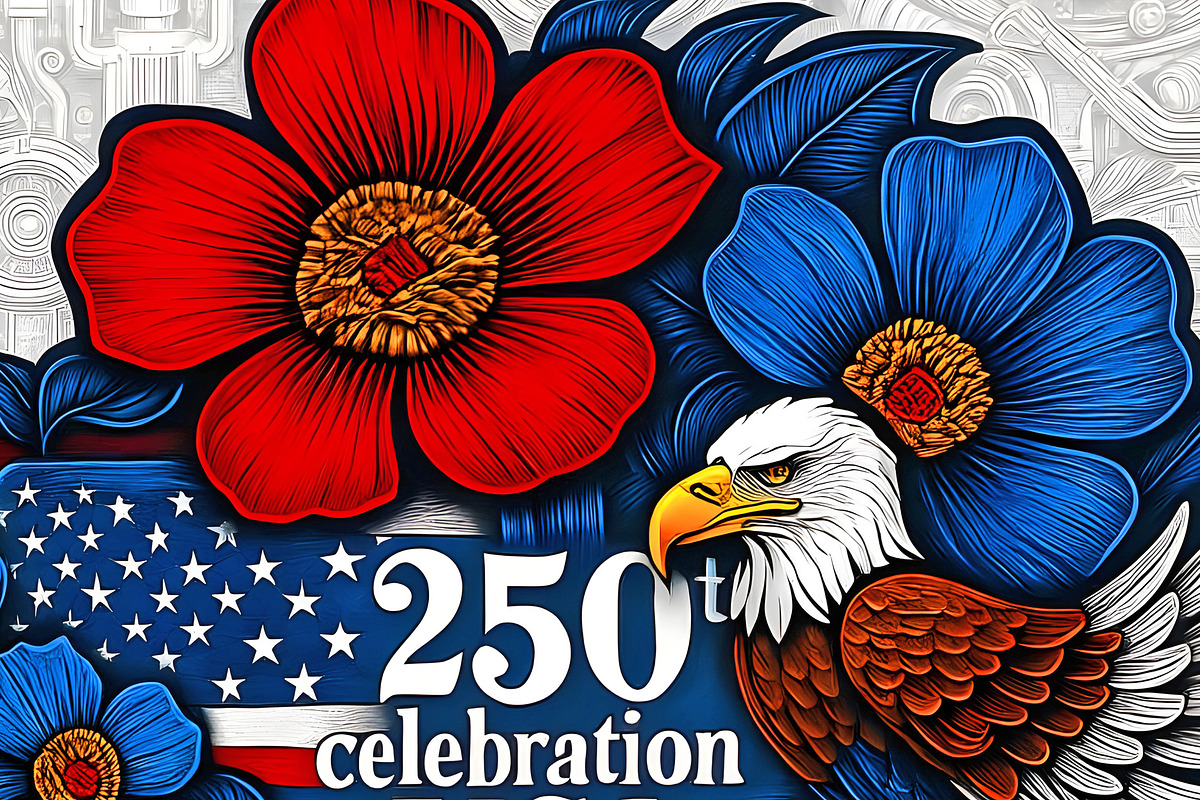 250th Celebration Textured Print, an Animal Illustration by Sharon Schwalbe (Photo 4 of 4)