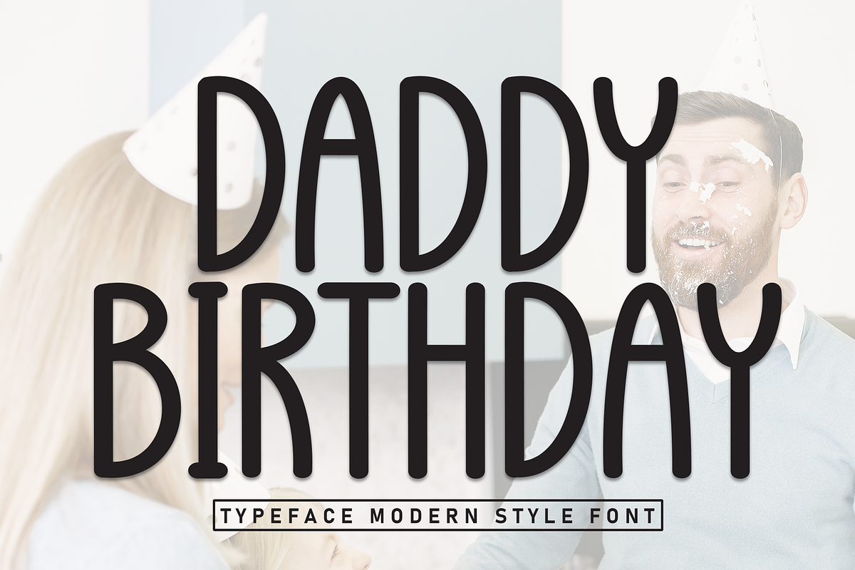 Daddy Birthday | Script Font, a Script Font by Scratchones (Photo 1 of 8)