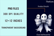 Watercolor Halloween Bow Ribbon PNG, an Illustration by SinaCreation (Thumbnail 6 of 7)
