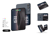 iPhone Duo Mockup, an iPhone Mockup by DSNA Mockup (Thumbnail 1 of 5)