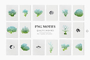 Pelagia, Luxury Coral reef Prints++, a Pattern Graphic by Pink Linen (Thumbnail 4 of 15)