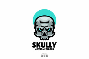 Skull Mascot Logo Design