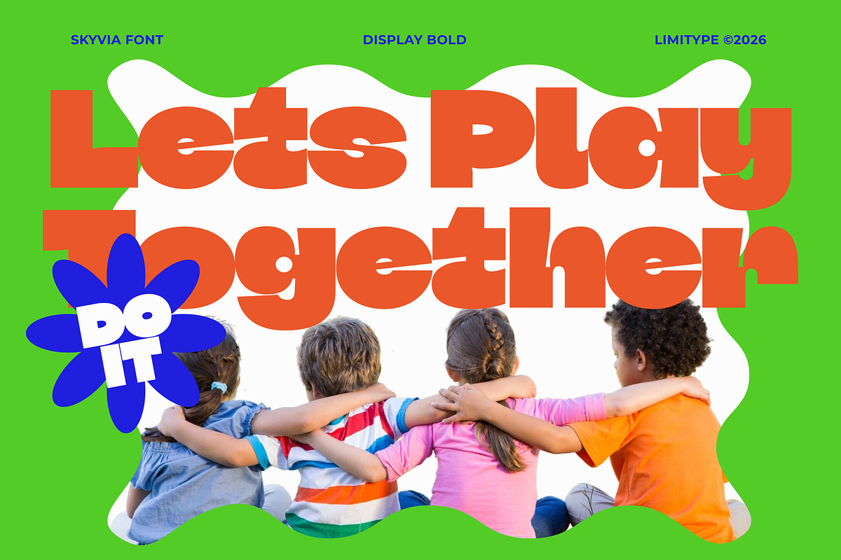 Skyvia - Bold Inktrap Font, a Sans Serif Font by limitype (Photo 3 of 12)