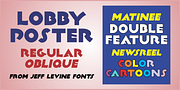 Lobby Poster JNL, a Sans Serif Font by Jeff Levine Fonts (Thumbnail 1 of 5)