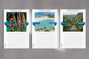 Hawaiian Islands Wall Calendar 2024