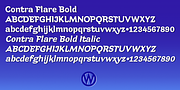 Contra Flare, a Serif Font by Wiescher-Design (Thumbnail 6 of 8)
