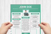 Clean Resume/CV, a Resume Template by designvillage (Thumbnail 7 of 12)