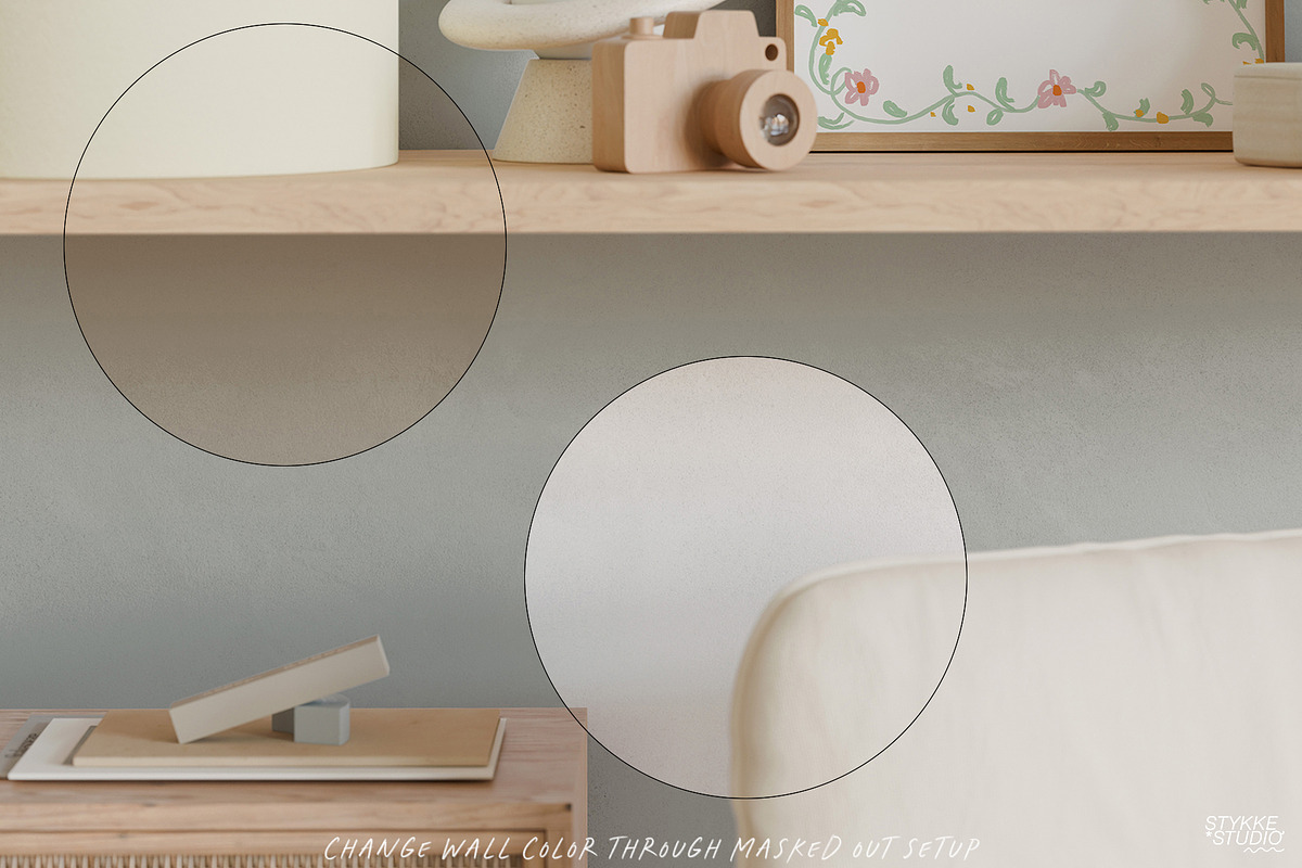 BEIGE DREAM | Nursery Frame Mockup, a Household Mockup by Stykke Studio (Photo 6 of 12)