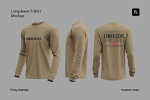 Longsleeve T-Shirt Mockup, a Shirt Mockup by sweetmaroon.studio