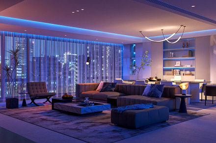 Living Room Colorful Atmosphere