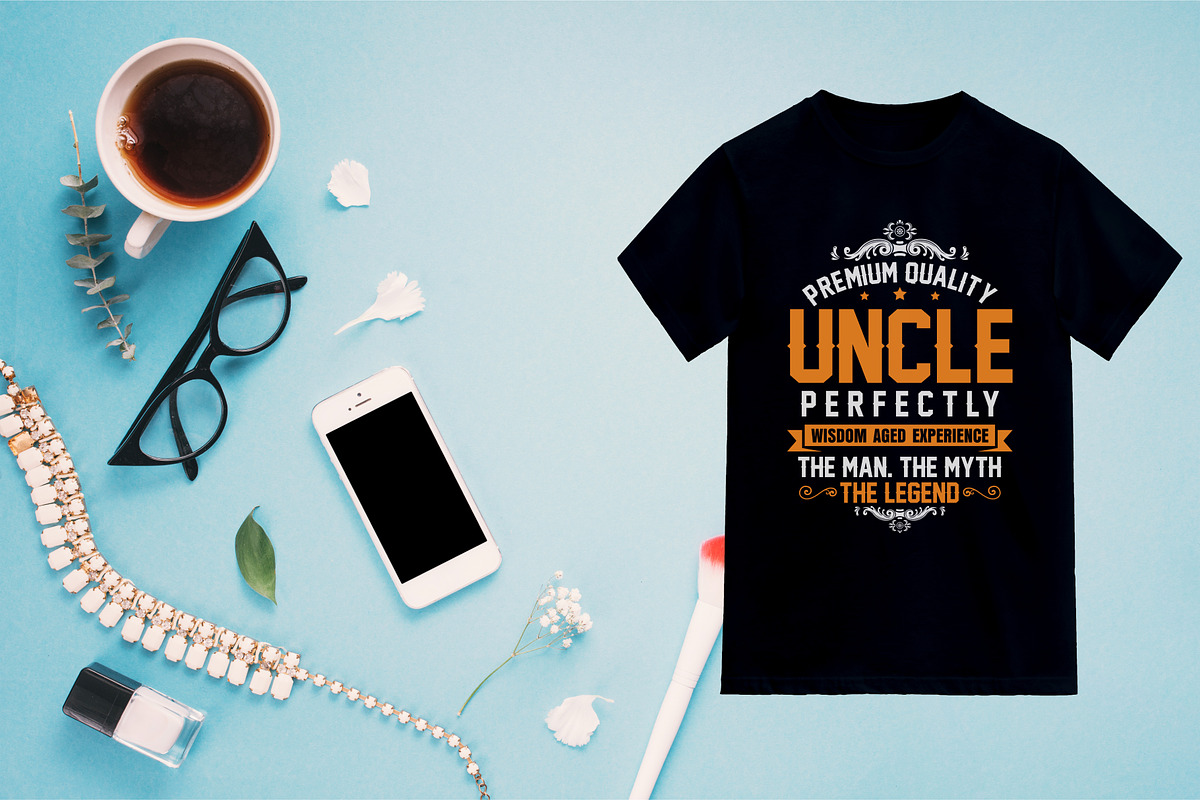 Funny Uncle T shirt Design, a Graphic by Vector Portal (Photo 3 of 5)