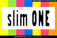 SlimOne Normal Sans Serif Font
