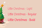 Little Christmas - Cheerful Holiday, a Font by Wellscript Studio (Thumbnail 2 of 7)