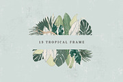 Rustic Tropical Leaves Collection, an Illustration by imajineko (Thumbnail 7 of 13)