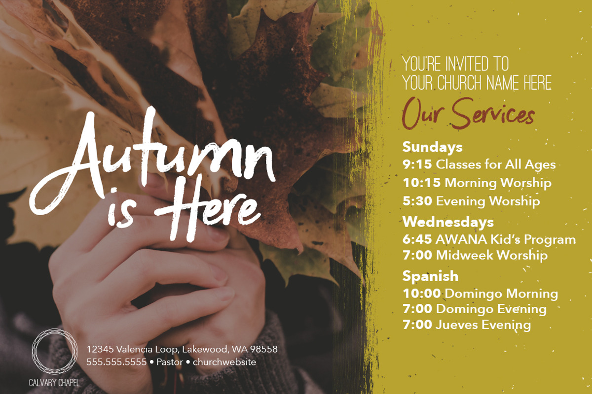 Autumn Is Here Large Invite Card, an Invitation Template by Team Alabaster (Photo 3 of 3)