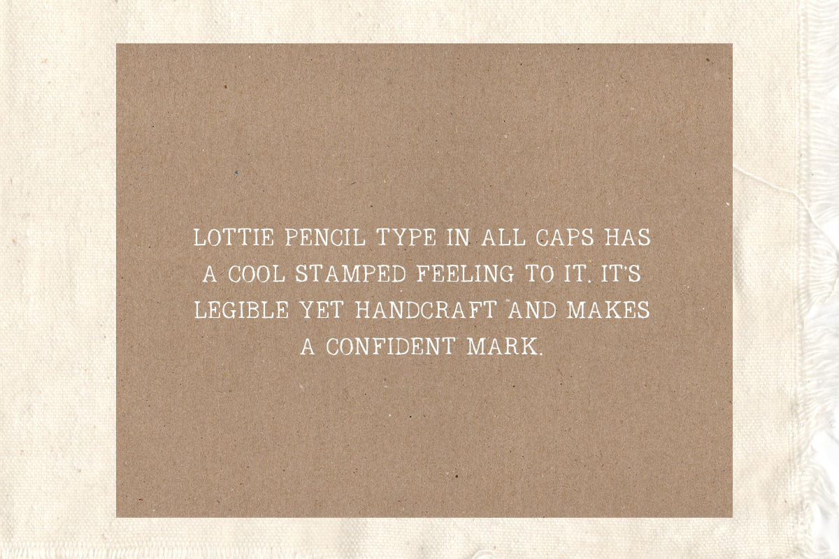 Lottie Pencil Script & Type Duo, a Script Font by Margot + Co (Photo 8 of 11)