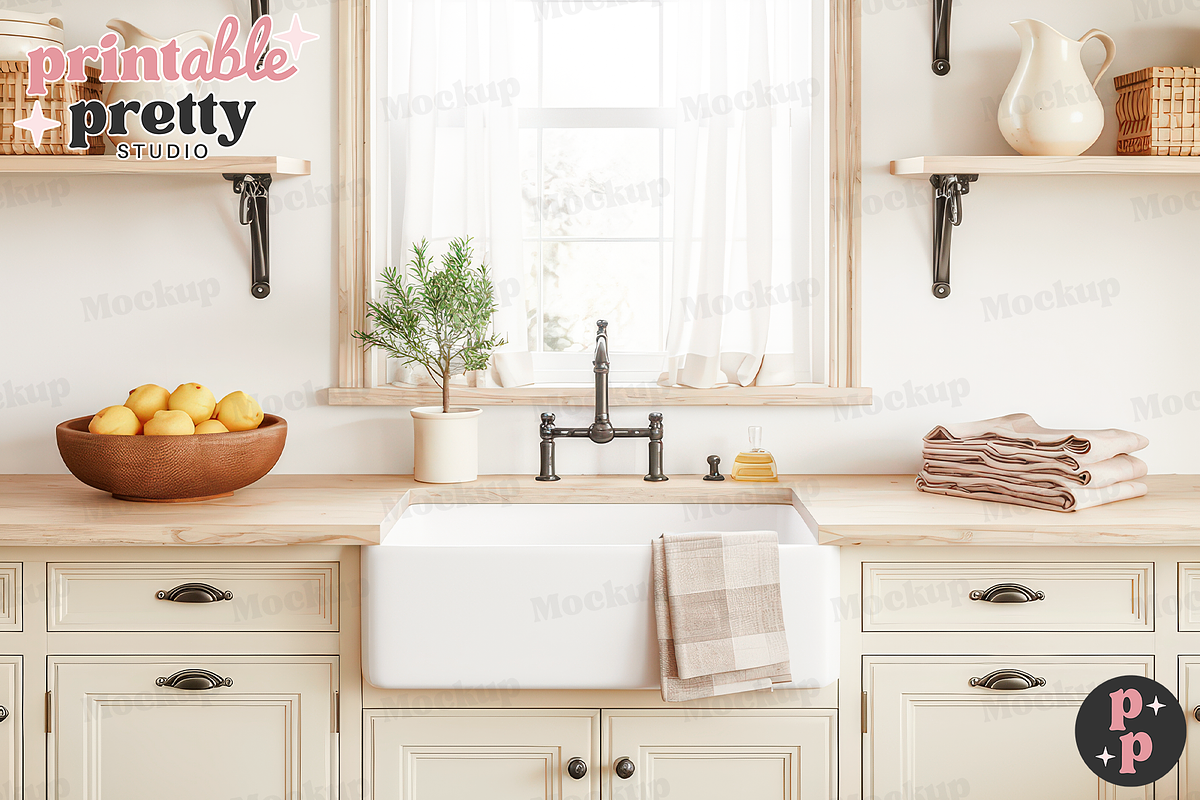 Cottagecore Wallpaper Mockup PSD, a Product Mockup by Printable Pretty Studio (Photo 3 of 9)