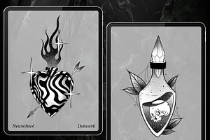 Procreate Tattoo Flash Bundle