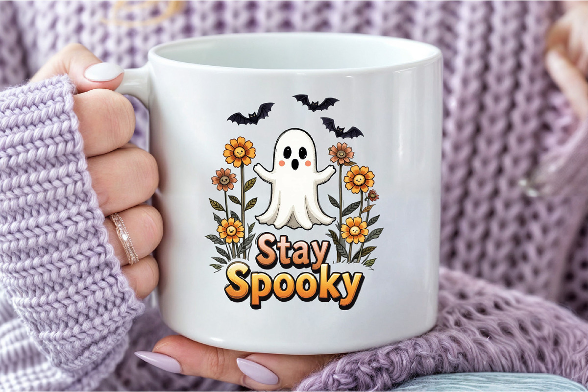 Halloween stay spooky PNG, an Illustration by DreamCafeArt (Photo 5 of 7)