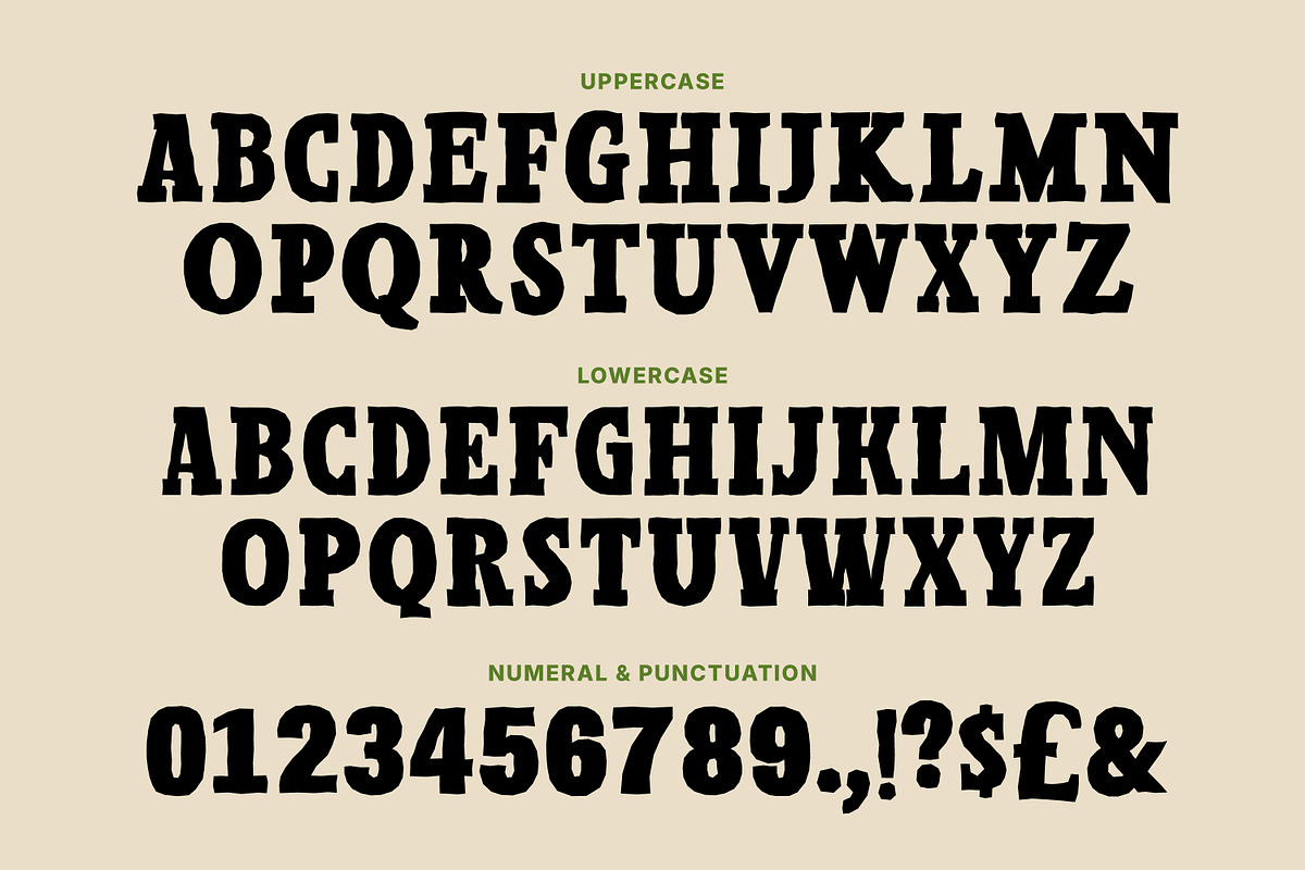 MN Unfold - Bold Display Typeface, a Slab Serif Font by Mantra Naga (Photo 6 of 14)