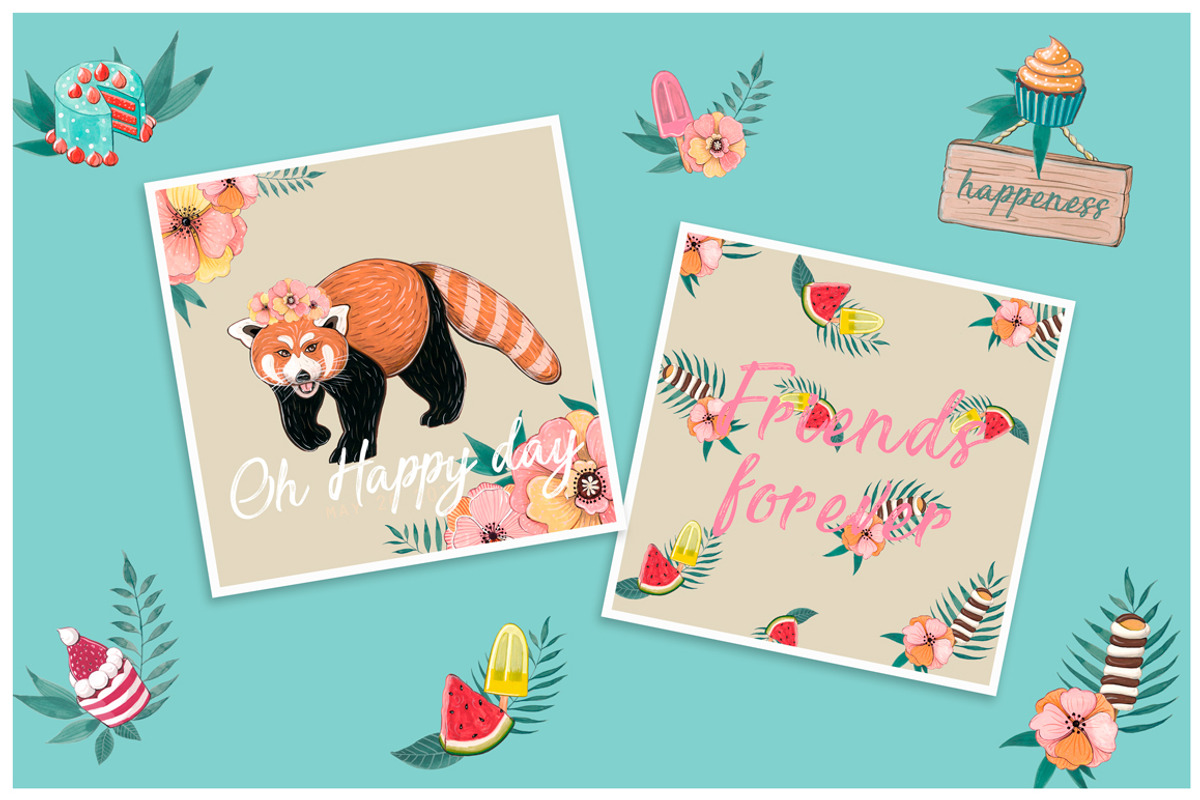 Red panda & Toucan collection, an Animal Illustration by Isbela  (Photo 4 of 5)