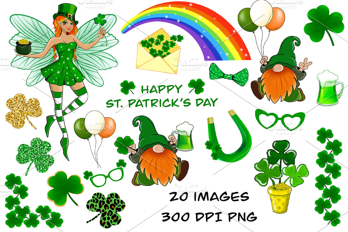 St.Patrick's Day Collection, a Seasonal Illustration by MarisoArt (Photo 2 of 4)