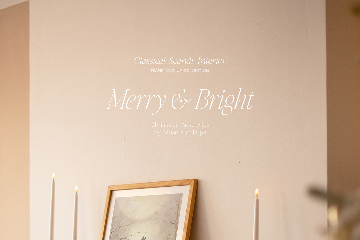 MERRY & BRIGHT Christmas Mockups, a Household Mockup by The Bambi Collective (Photo 5 of 17)