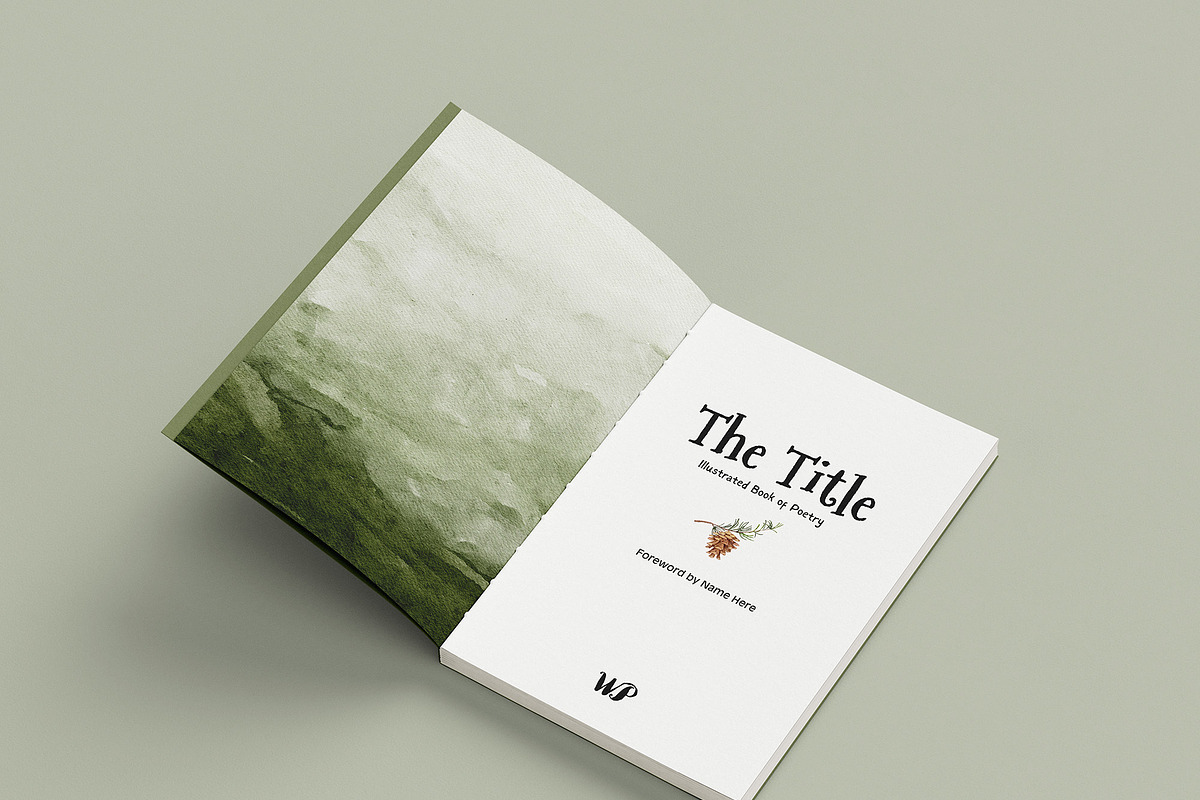 Illustrated Poetry Book Template preview 2