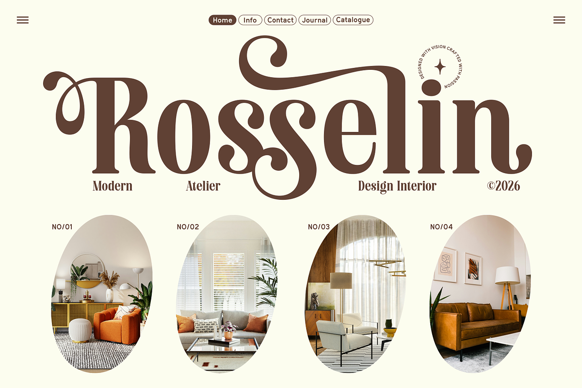 Royal Romance Elegant Modern Serif, a Serif Font by Claymoon Lab (Photo 3 of 7)