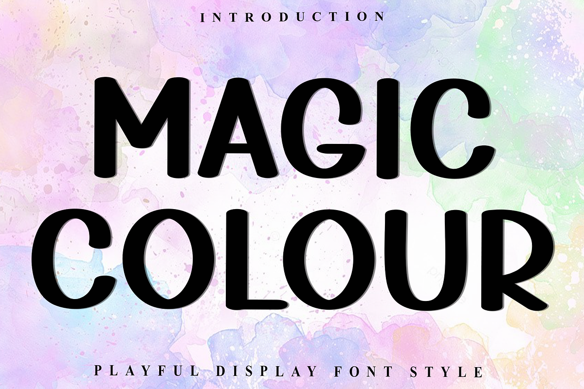 Magic Colour, a Script Font by InermediaSTUDIO (Photo 1 of 8)