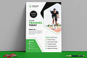 Fitness Flyer Template, a Flyer Template by MightyDesign (Thumbnail 1 of 8)
