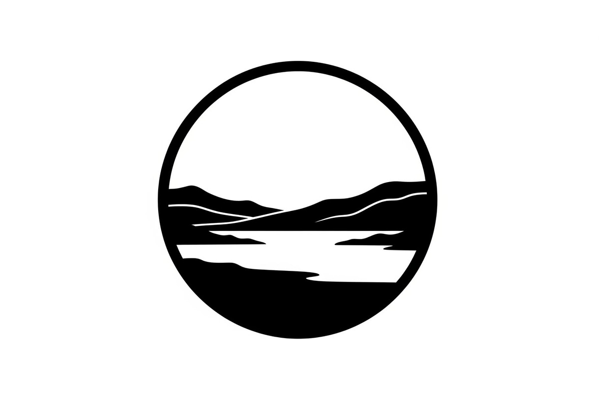 Circular Nature Landscape Silhouette, an Illustration by yasushie (Photo 14 of 51)