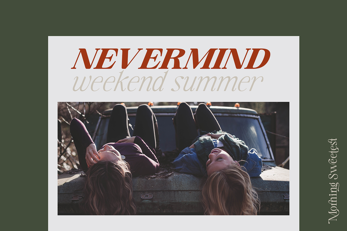 Morning Sweetest - New Classic Serif, a Serif Font by TypeClassHeroes (Photo 14 of 15)
