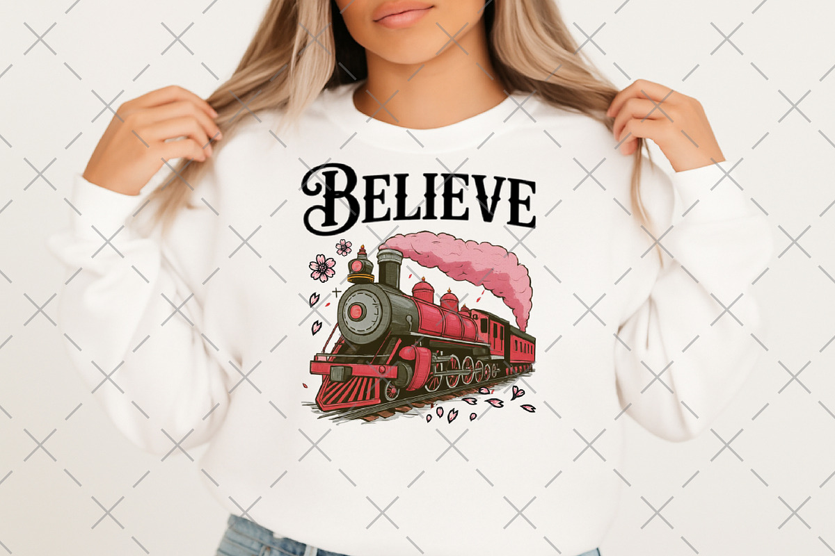 Believe North Pole Train Png, an Illustration by Craft Nest (Photo 2 of 6)