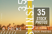 Sunset & Palm Trees Photo Bundle, a Nature Photo by Template Monkey @dscience (Thumbnail 3 of 12)
