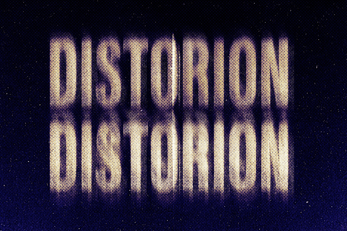 Distortion Text & Graphic Effect, a Layer Style Add-On by Design Squad (Photo 2 of 6)