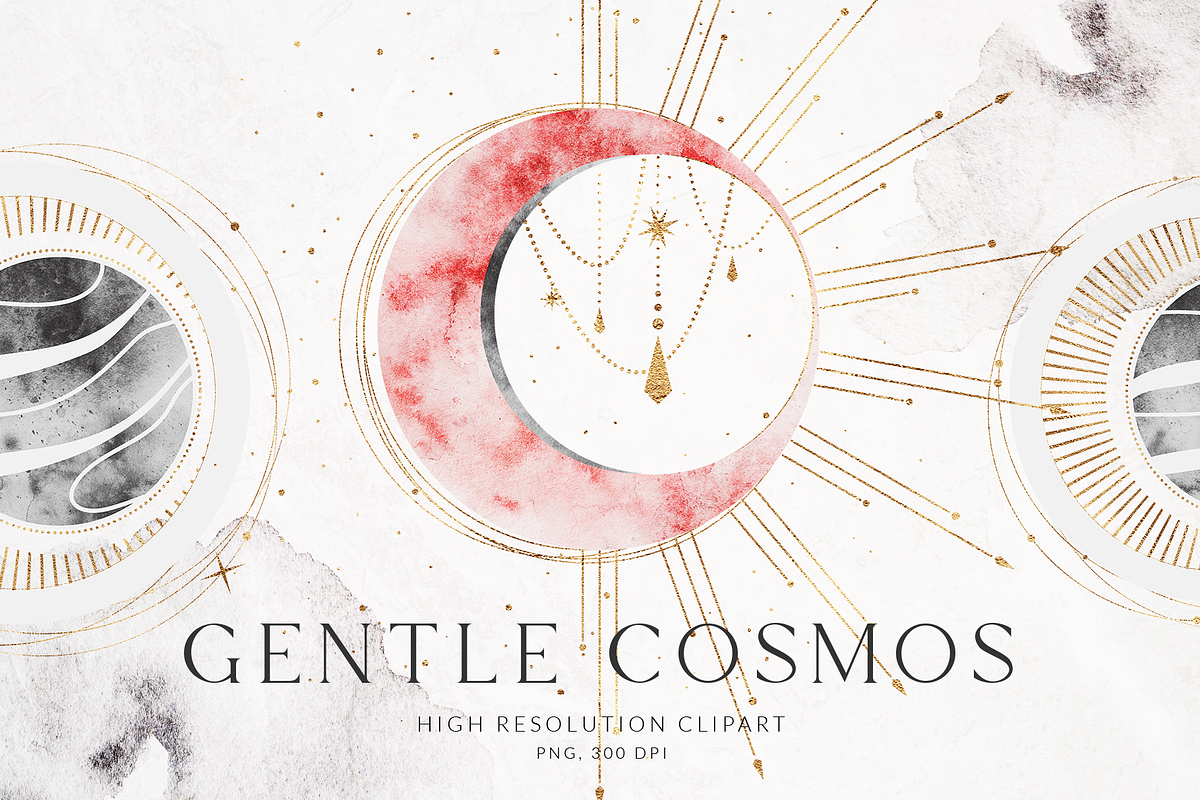 Gentle cosmos - celestial collection, a Texture Illustration by Pamyatka Shop (Photo 20 of 20)
