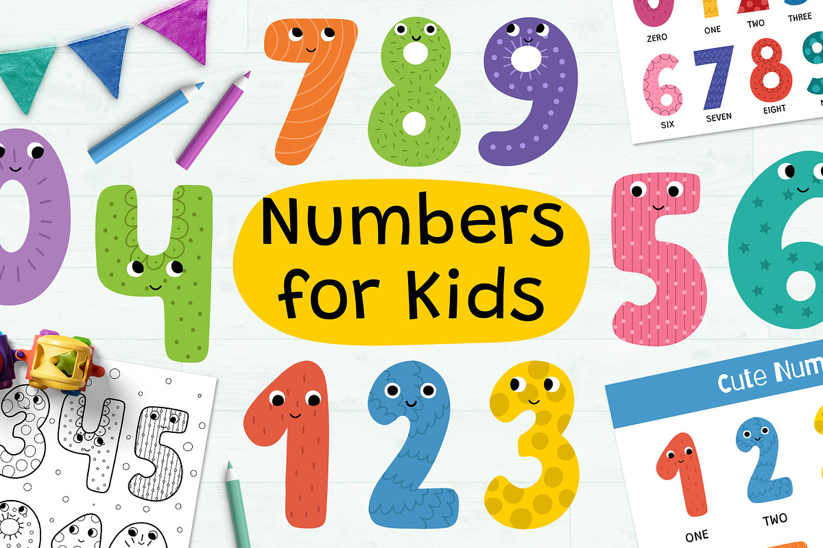 Kids Clipart Mega Bundle, an Education Illustration by Gulnara Sabirova (Photo 13 of 23)