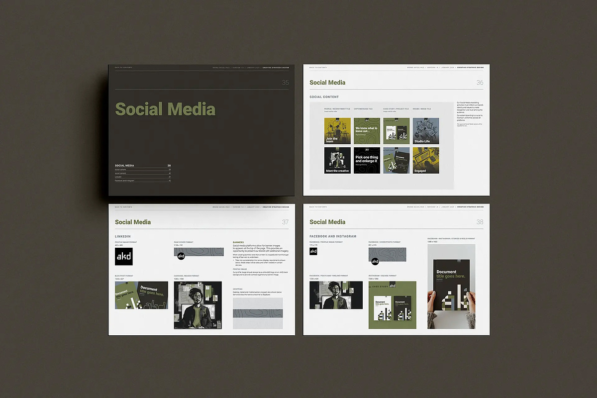 Aréo Brand Guidelines Template, a Presentation Template by Crafted by AKD (Photo 8 of 13)