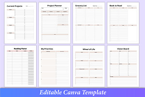 Ultimate Planner For Canva Kdp