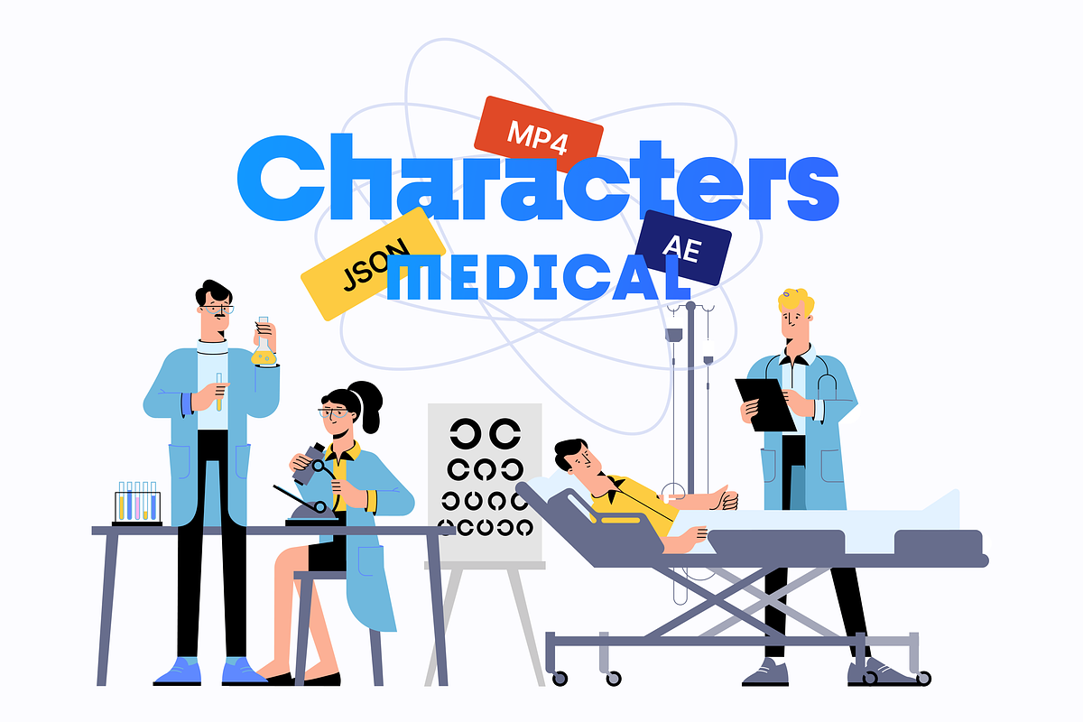 Medical Characters, a Healthcare Illustration by Shakuro (Photo 1 of 6)