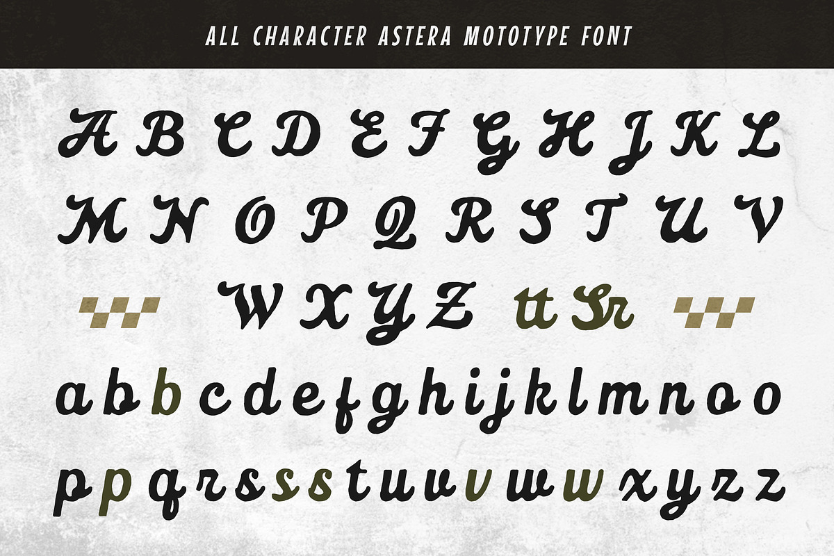 Astera Mototype – Hand Drawn Script, a Script Font by Typia Nesia (Photo 11 of 12)
