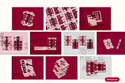 Poster Mockup Set Flat Lay Editorial, an Advertising Mockup by Mego-studio (Thumbnail 2 of 7)